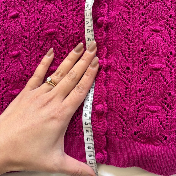 Sezane Saja Cardigan - Magenta - XXS - Picture 7 of 7